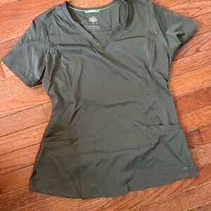 Healing Hands Dark Green Women's Scrub Set